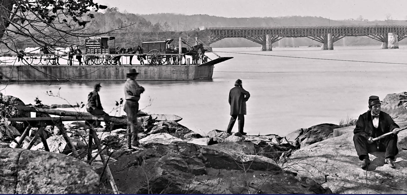 Ferry Across the Potomac River, Civil War